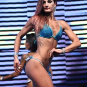 Danila Mancinelli Personal Trainer in posa per concorso Body Building in bikini